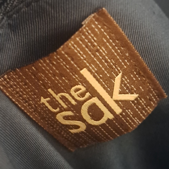 The Sak Knit Handbag Purse Navy Blue Double Strap 15.5 X 9.5" - Picture 8 of 11